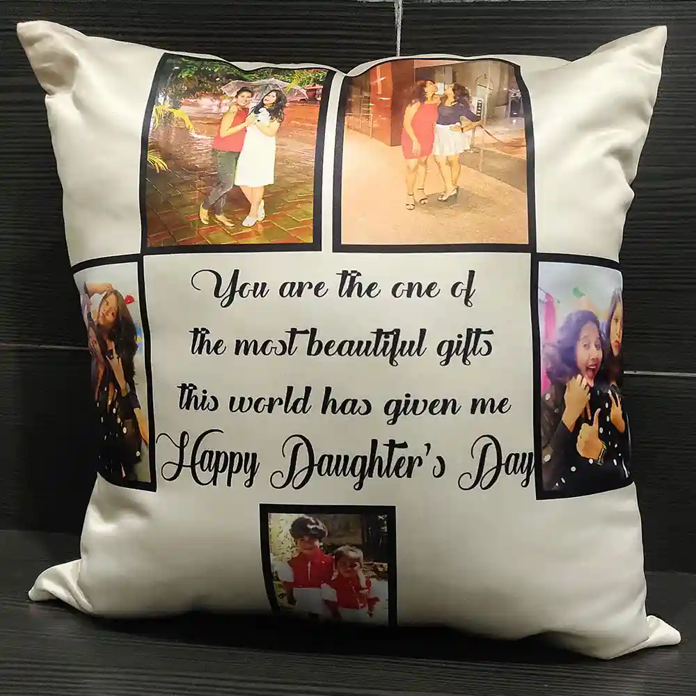 Personalized Daughter's Day Cushion